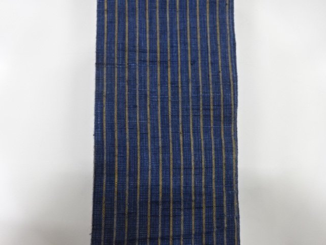  縞模様織り出し　男物角帯